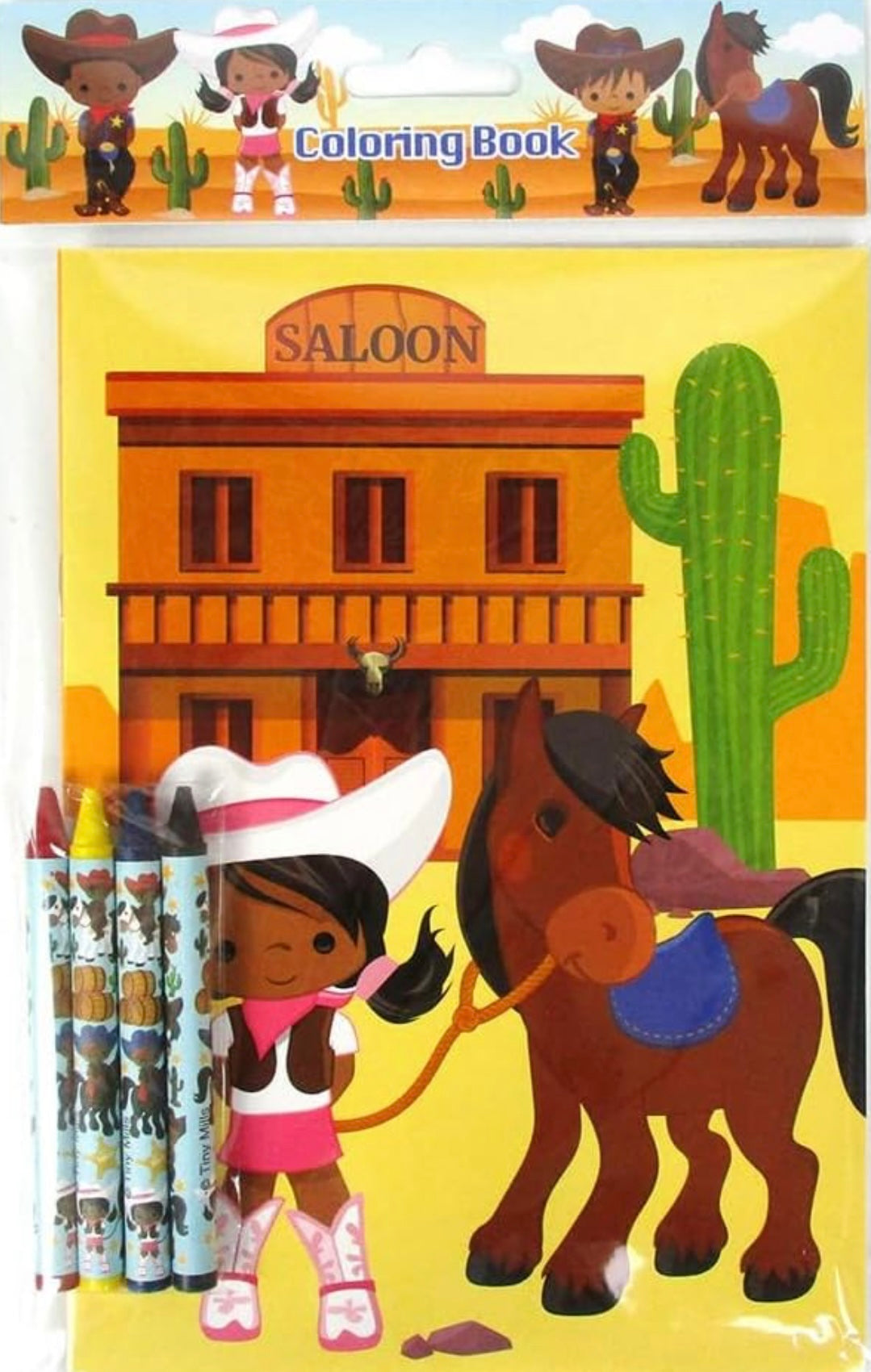 Western Coloring Book