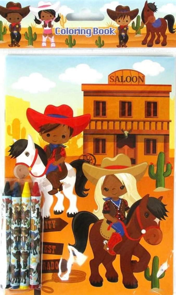 Western Coloring Book
