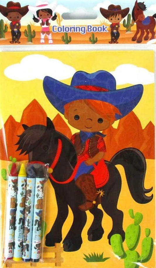Western Coloring Book